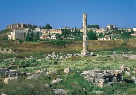 pozůstatky Artemidina chrámu